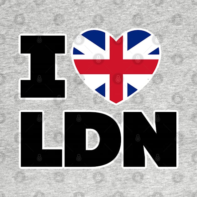 I Heart London by David Hurd Designs